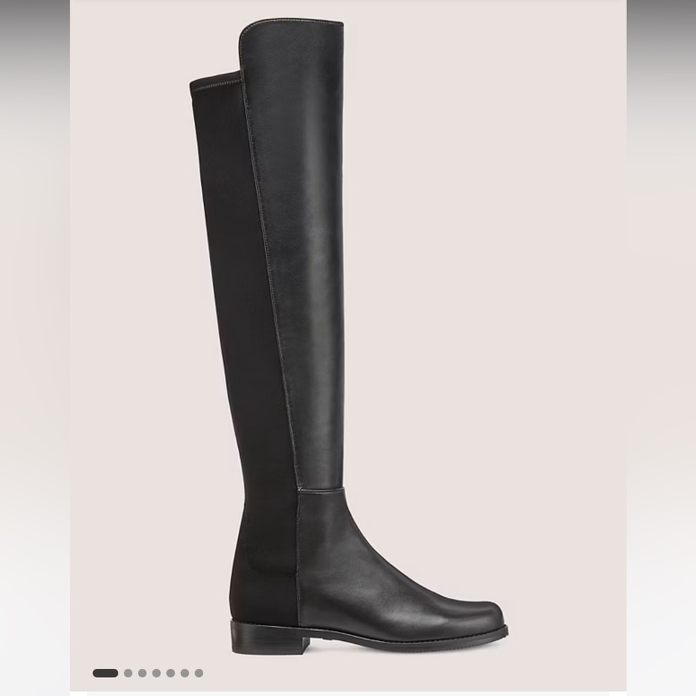 Stuart Weitzman 5050 leather over-the-knee boot size 8.5